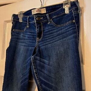 Hollister Women's Dark Blue Skinny Jeans